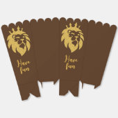 Löwe mit Krone - Goldstil 1 Geschenkschachtel (Ungeklappt)