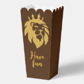 Löwe mit Krone - Goldstil 1 Geschenkschachtel (Vorderseite)