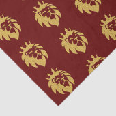 Löwe mit Krone - Goldstil 1 Seidenpapier (Detail)