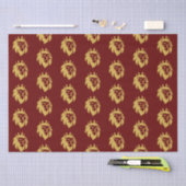 Löwe mit Krone - Goldstil 1 Seidenpapier (Handwerk)