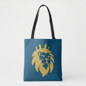 Löwe mit Krone - Goldstil 1 Tasche (Vorderseite)