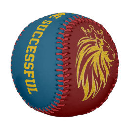 Löwe mit Krone - Goldstil 2 Baseball