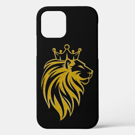Löwe mit Krone - Goldstil 2 Case-Mate iPhone Hülle (Rückseite)