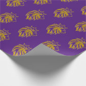 Löwe mit Krone - Goldstil 2 Geschenkpapier (Ecke)