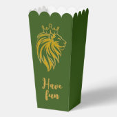 Löwe mit Krone - Goldstil 2 Geschenkschachtel (Vorderseite)