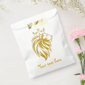 Löwe mit Krone - Goldstil 2 Geschenktütchen (Versiegelt)