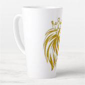 Löwe mit Krone - Goldstil 2 Milchtasse (Linke Ecke)