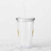 Löwe mit Krone - Goldstil 3 Acryltrinkbecher (Links)