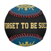 Löwe mit Krone - Goldstil 3 Baseball (Rückseite)