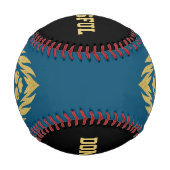 Löwe mit Krone - Goldstil 3 Baseball (Vorderseite)