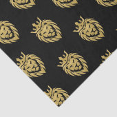 Löwe mit Krone - Goldstil 3 Seidenpapier (Detail)