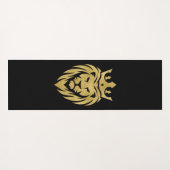 Löwe mit Krone - Goldstil 3 Yogamatte (Rückseite (Horizontal))