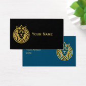 Löwe mit Krone - Goldstil 4 (Schreibtisch)