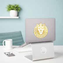 Löwe mit Krone - Goldstil 4