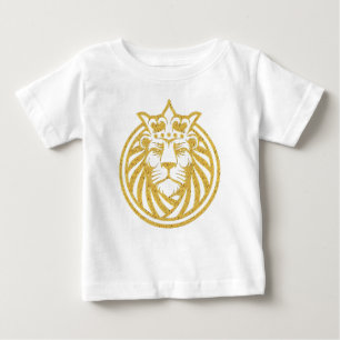Löwe mit Krone - Goldstil 4 Baby T-shirt