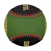 Löwe mit Krone - Goldstil 4 Baseball (Vorderseite)