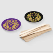 Löwe mit Krone - Goldstil 4 Fächer (Non-assembled)