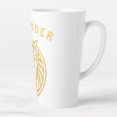 Löwe mit Krone - Goldstil 4 Milchtasse (Rechts)