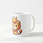 Löwe mit Krone Kaffeetasse (VorderseiteRechts)