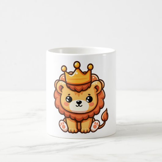 Löwe mit Krone Kaffeetasse (Mittel)