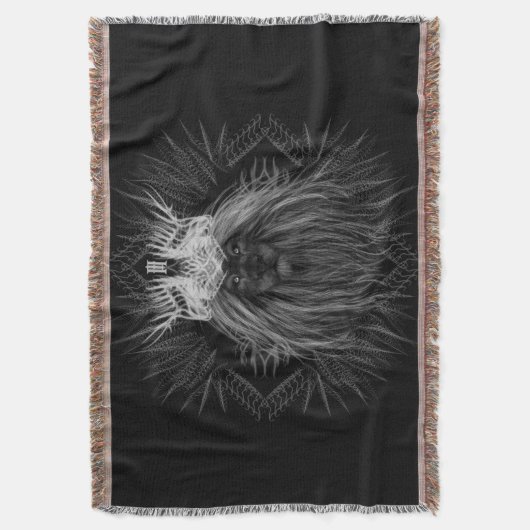 Löwe mit Kronenmonogramm Decke (Vorderseite Vertikal)