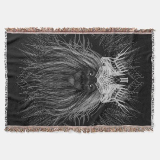 Löwe mit Kronenmonogramm Decke (Vorderseite)