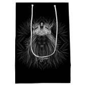 Löwe mit Kronenmonogramm Mittlere Geschenktüte (Rückseite)