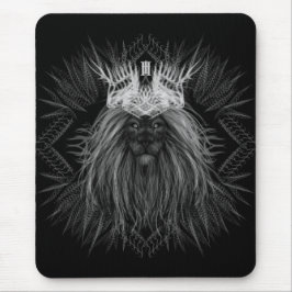 Löwe mit Kronenmonogramm Mousepad