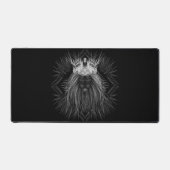 Löwe mit Kronenmonogramm Schreibtischunterlage (Vorderseite)