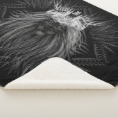 Löwe mit Kronenmonogramm Sherpadecke (3/4)