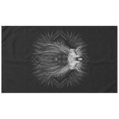 Löwe mit Kronenmonogramm Tischdecke (Vorderseite (Horizontal))