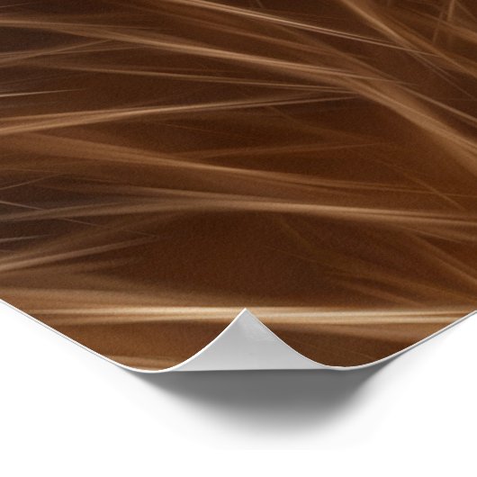 Löwe mit langen Haarbildern Poster (Ecke)