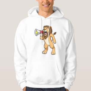 Löwe mit Mikrofon Hoodie