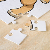 Löwe mit Mikrofon Puzzle (Seite)