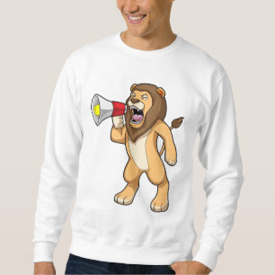 Löwe mit Mikrofon Sweatshirt