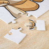 Löwe mit Nagelpfeilen Puzzle (Seite)