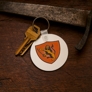 Löwe mit Schwert Schlüsselanhänger