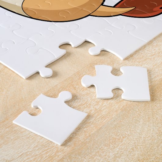 Löwe mit Stück Salami Pizza.PNG Puzzle (Seite)