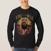 Löwe mit Worten: König der Wilden T-Shirt (Vorderseite)