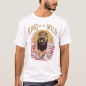 Löwe mit Worten: König der Wilden T-Shirt (Vorderseite)