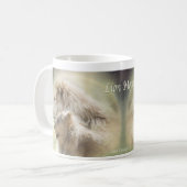 Löwe-Mond-Kunst-Tasse Kaffeetasse (Vorderseite Links)