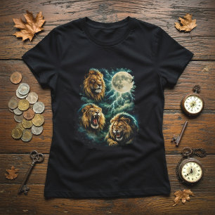 Löwe Mond T-Shirt