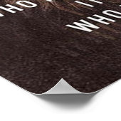 Löwe - Motivierend Wörter - Inspiration Poster (Ecke)