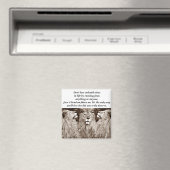 Löwe, Mut, Power und Kraft_ Magnet (In Situ (Geschirrspüler))