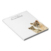 Löwe | Mutter und Kind Custom Notizblock (angewinkelt)