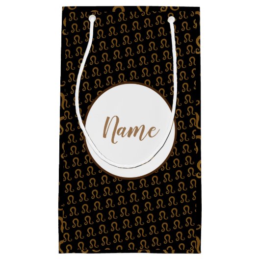 Löwe nAstrology Symbol- Zeichnen Kleine Geschenktüte (Vorderseite)