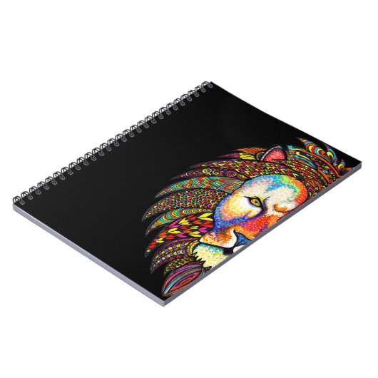 Löwe Notizblock (Linke Seite)