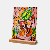 Löwe nur kalt acrylschild (Winkel)