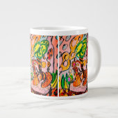 Löwe nur kalt Jumbo-Tasse (Vorderseite Rechts)