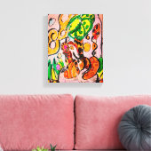 Löwe nur kalt leinwanddruck (Insitu (Wohnzimmer))